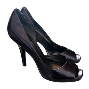 Jessica Simpson Women's 10 Josette Electric Purple Opem Toed Sexy Heels